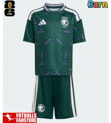 Saudiarabien Hemmatröja Barn VM 2026 Kortärmad (+ Korta byxor)